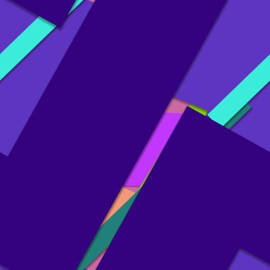 Geometrik formlar ile renkli kesintisiz arka plan