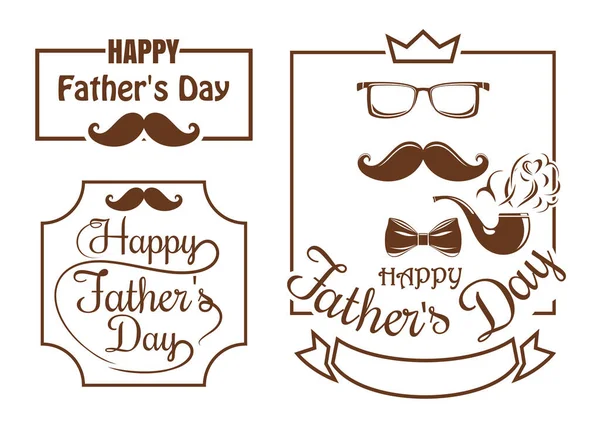 Retro Spandoeken Klaar Voor Vaderdag Happy Fathers Day Kalligrafisch Ontwerp — Stockvector