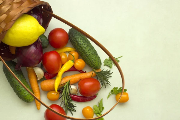 Las Verduras Son Producto Alimenticio Saludable — Foto de Stock