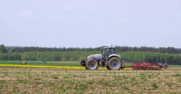 Primavera Stagione Calda Macchine Agricole — Foto Stock
