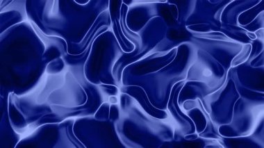 Soyut mavi sıvı kumaş dalgalanmaları sunumlar, tanıtımlar, şirket videoları, pazarlama materyalleri, sanal arka planlar, sanat kurulumları veya canlı bir doku örtüsü olarak kullanılmak için ideal arka plan