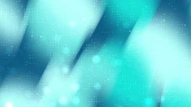Parlayan parçacıklar ve bokeh etkisine sahip soyut Cyan ve mavi gradyan arkaplan. Pürüzsüz ve sakinleştirici tasarım teknoloji, web, duvar kağıtları, sunumlar ve yaratıcı projeler için idealdir.