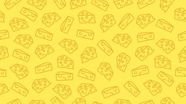 Peynir desenli arka plan. Peynir karalamanın kusursuz motifi. El yapımı peynir duvar kâğıdı