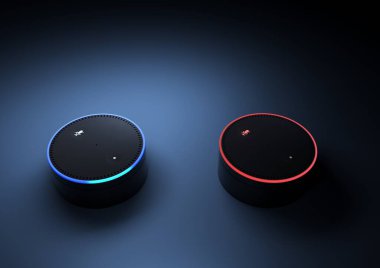 Amazon Yankı Ses Tanıma Sistemi 3D görüntüleme