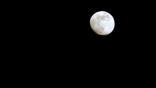 Lune prise dans le laps de temps — Video