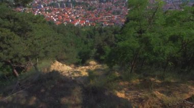Güzel dağ manzarası. Razlog Bulgaristan