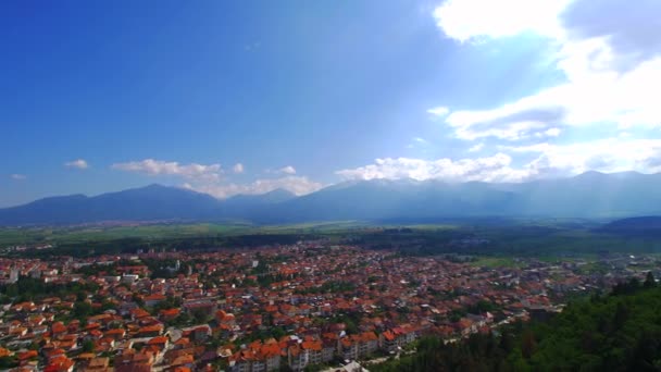 Beautiful mountain views. Razlog Bulgaria — Stock Video