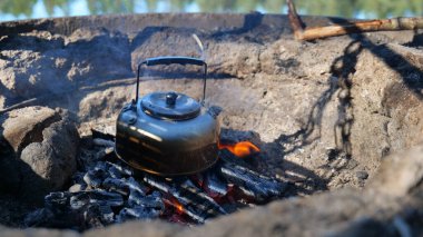 Kamp ateşi Kaynayan Su Açık Hava Macerası