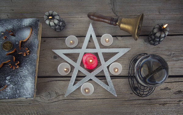 Wiccan symbols for divination ritual
