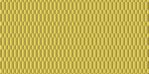 Görsel olarak çarpıcı altın bir doku çerçeveyi doldurur. Şablon bir ızgarada dizilmiş küçük dikdörtgen şekillerden oluşur, gölgelemedeki varyasyonlar derinlik ve ince bir boyut hissi yaratır..