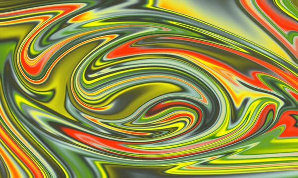 Yağlı boya çizgileri olan sıvı soyut arkaplan