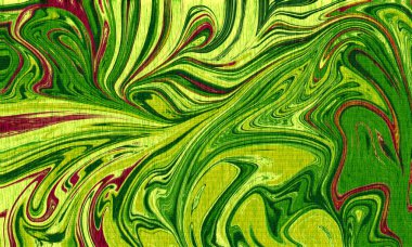 green and yellow paint abstract background