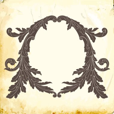 Retro barok süsleme elementi, kaligrafik süsü zenginleştirir. Posterler, Pankartlar, Davetiyeler, Afişler, Rozetler ve Logottipler için klasik tasarım koleksiyonu.