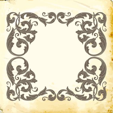 Retro barok süsleme elementi, kaligrafik süsü zenginleştirir. Posterler, Pankartlar, Davetiyeler, Afişler, Rozetler ve Logottipler için klasik tasarım koleksiyonu.