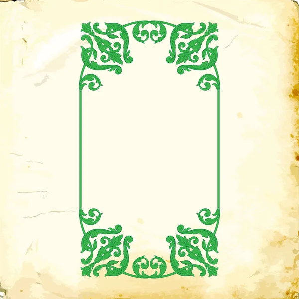 Tasarım için vintage elementlerin vektör barok 'u. 