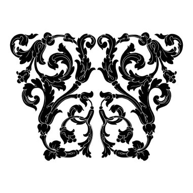 Retro Barok süsleme öğesi