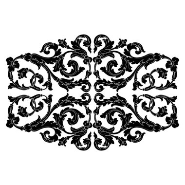 Retro Barok süsleme öğesi