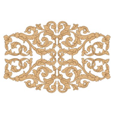 Retro Barok süsleme öğesi