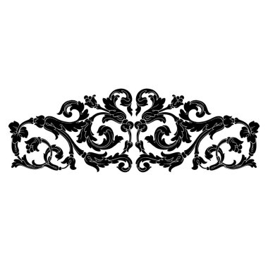 Retro Barok süsleme öğesi