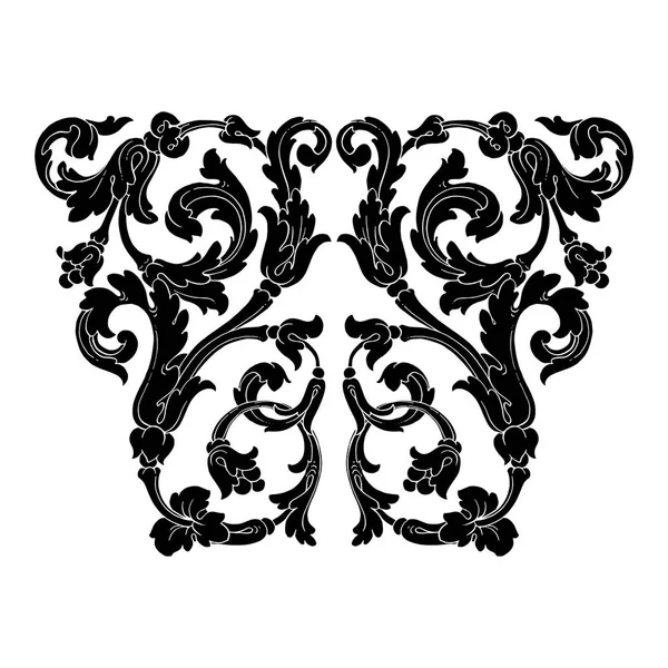 Retro Barok süsleme öğesi