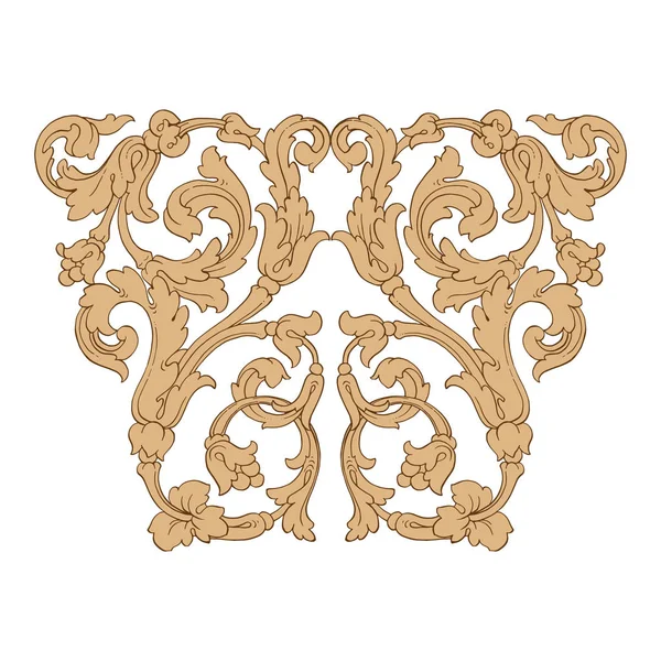 Retro Barok süsleme öğesi