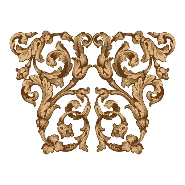 Retro Barok süsleme öğesi