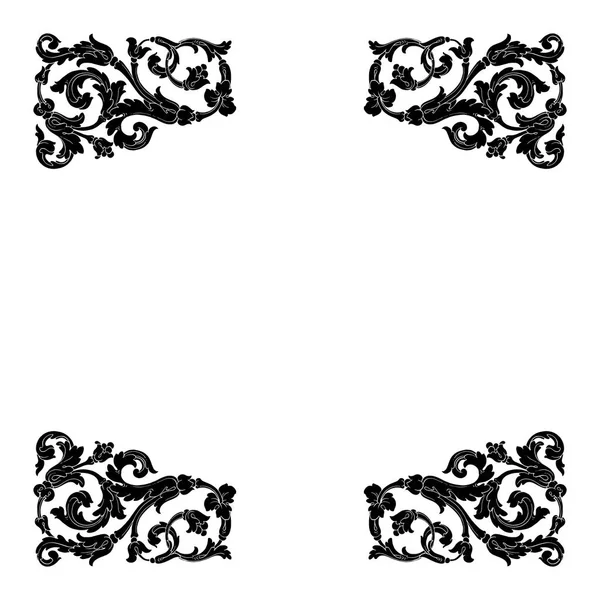 Retro Barok süsleme öğesi