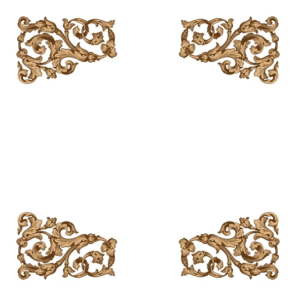 Retro Barok süsleme öğesi