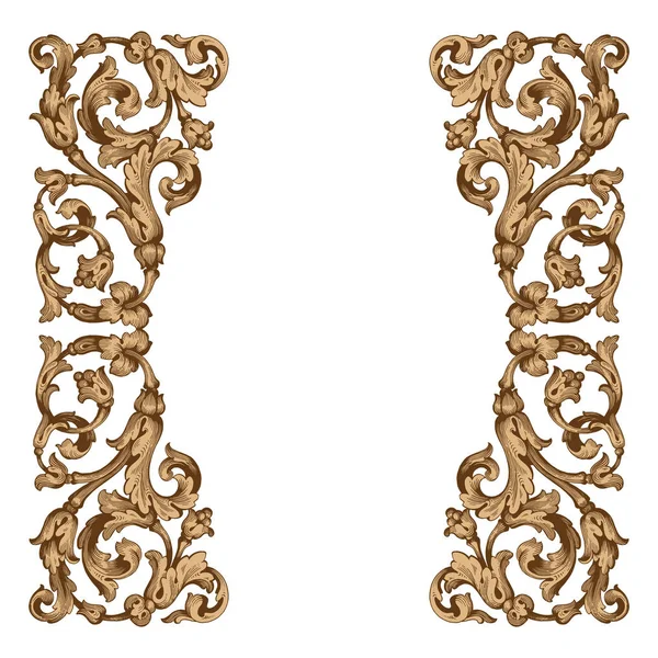 Retro Barok süsleme öğesi