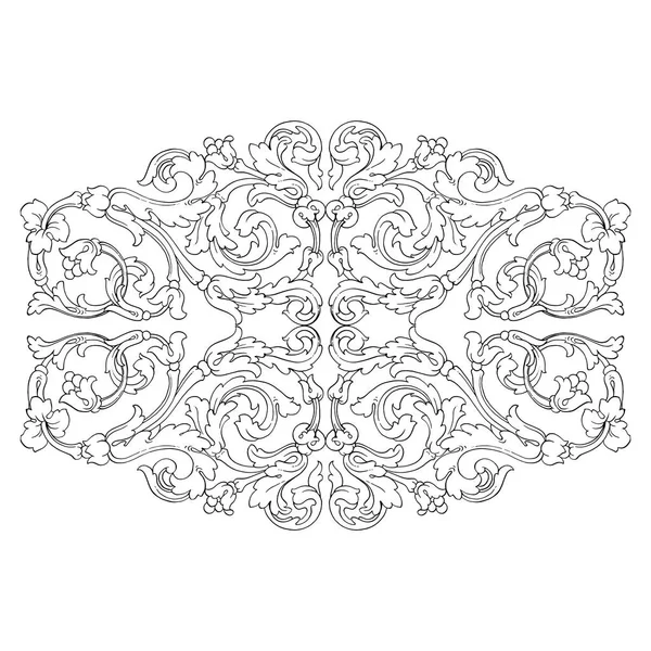 Retro Barok süsleme öğesi