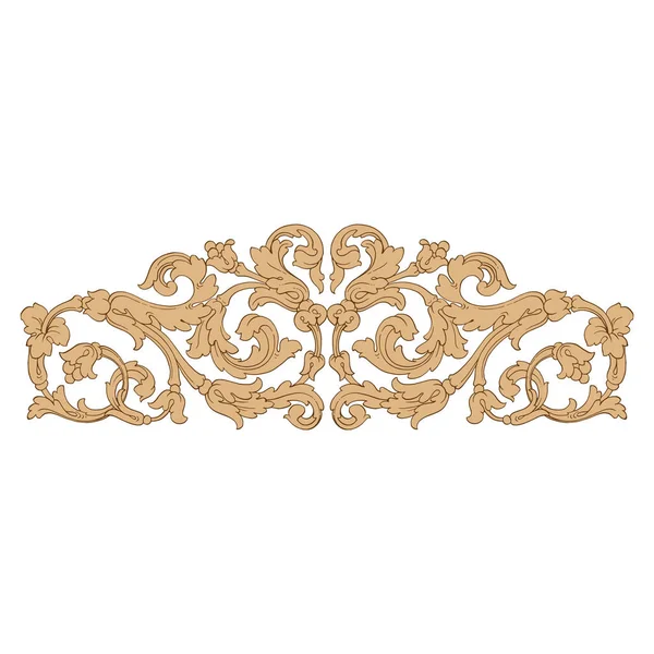 Retro Barok süsleme öğesi