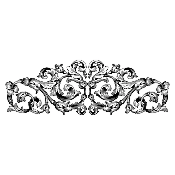 Retro Barok süsleme öğesi