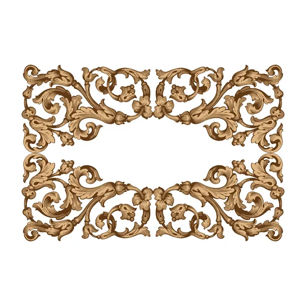 Retro Barok süsleme öğesi