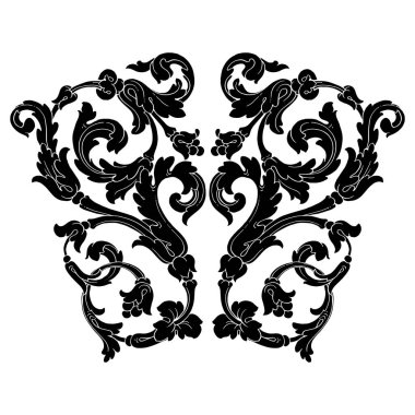 Retro Barok süsleme öğesi