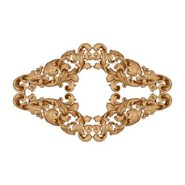 Retro Barok süsleme öğesi