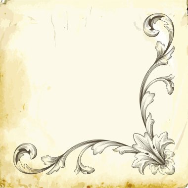 Retro barok süsleme elementi, kaligrafik süsü zenginleştirir. Posterler, Pankartlar, Davetiyeler, Afişler, Rozetler ve Logottipler için klasik tasarım koleksiyonu.