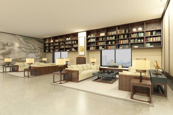 3D рендеринг пустого рабочего пространства
