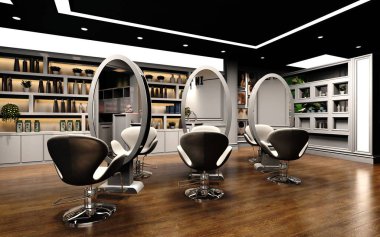 3D render boş çalışma alanı