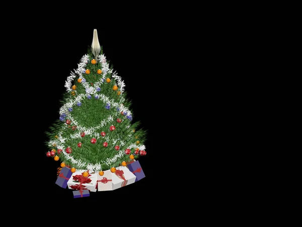 Рендеринг Рождественский Декор — стоковое фото