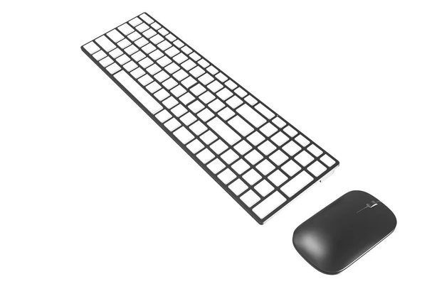 Rato Teclado Render — Fotografia de Stock