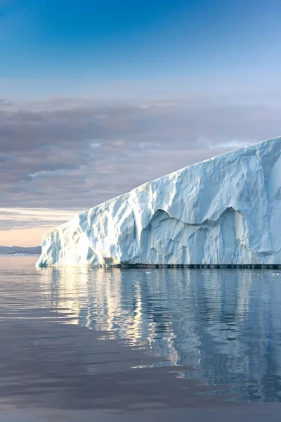 Arktyczny Lodowców Oceanie Arktycznym Grenlandii — Zdjęcie stockowe