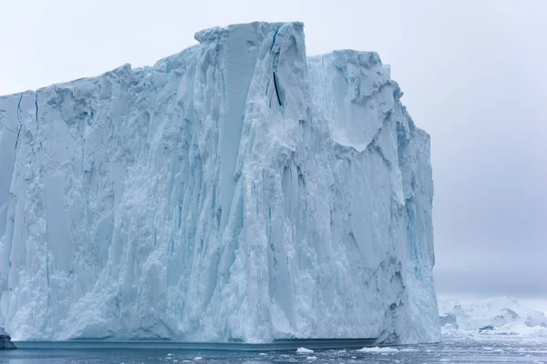 Arctic Icebergs on Arctic Ocean in Greenland