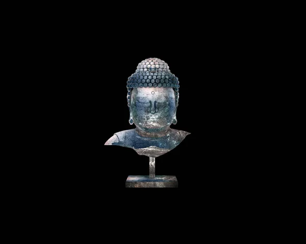 Rendering Scultura Budha — Foto Stock