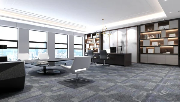 Render Modern Çalışma Ofis — Stok fotoğraf