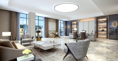 3D render çalışma office