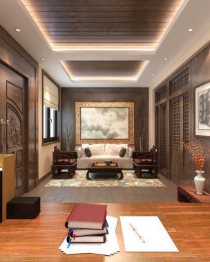 3D render çalışma alanı
