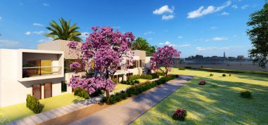 Dış yapı 3d render