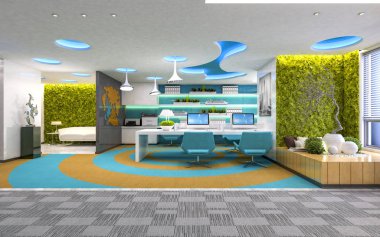 Çalışma alanının 3d görüntüleyicisi