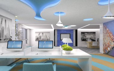 Çalışma alanının 3d görüntüleyicisi