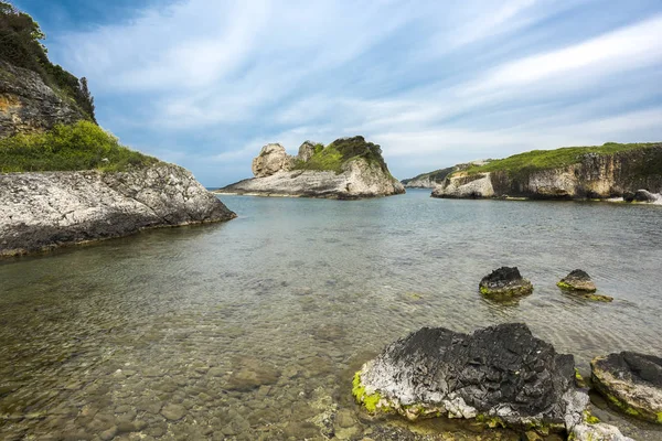 Красивий Природний Пейзаж Скелі Морі — стокове фото